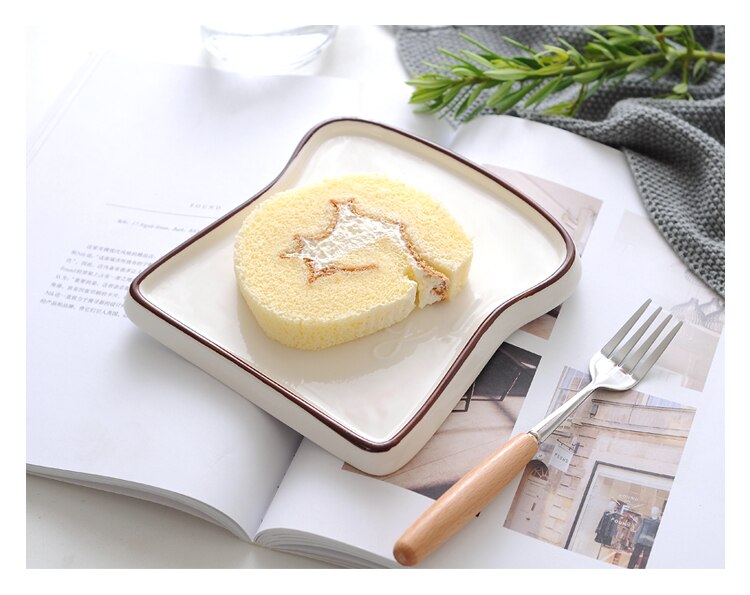Toast Shaped Plate
