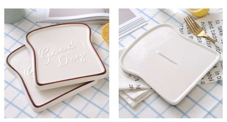 Toast Shaped Plate