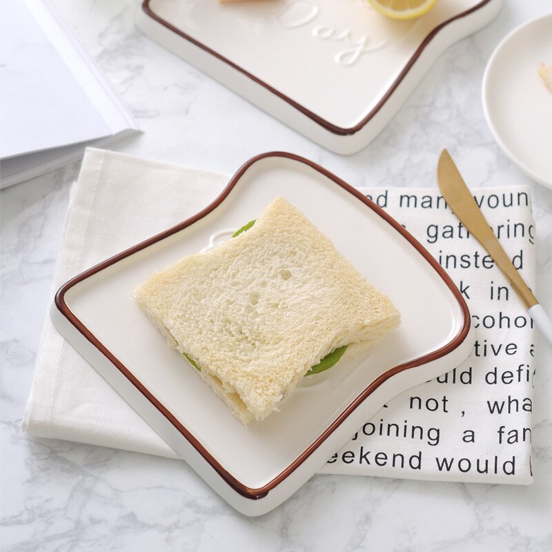 Toast Shaped Plate