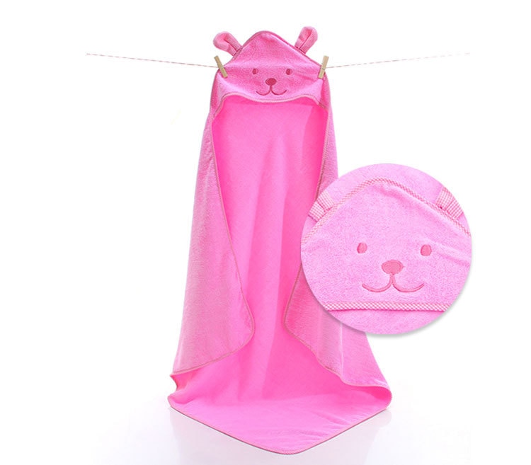 Babies Bath Hooded Towel