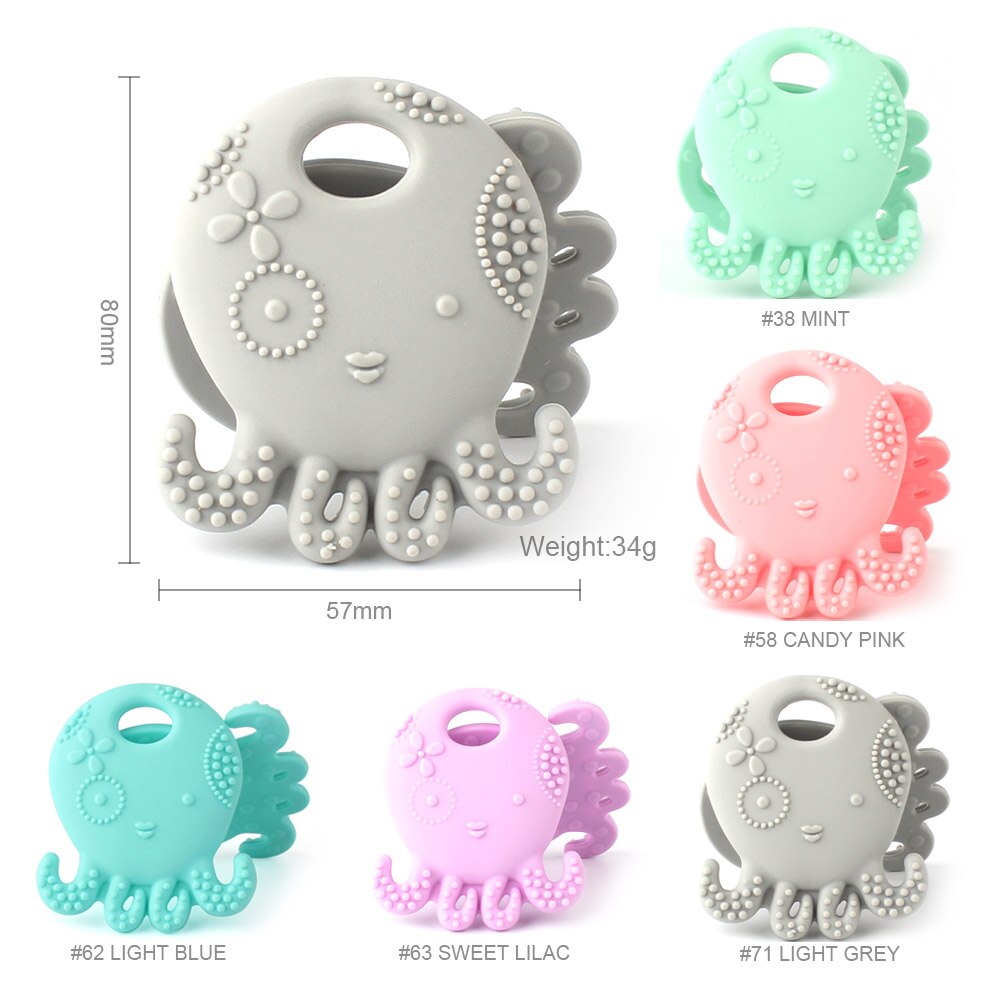 Octopus Shaped Baby Teether
