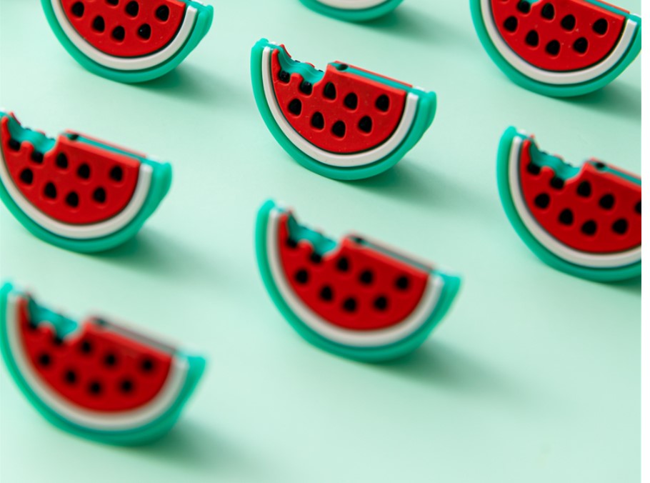 Fruit Shaped Baby Teether 5 Pcs Set