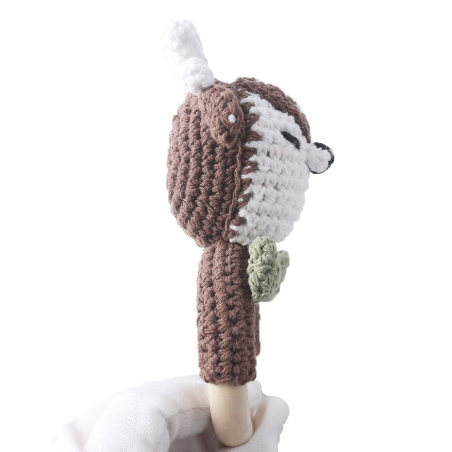 Animal Patterned Wooden Teether