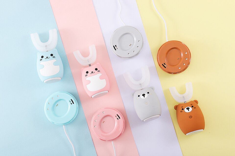 Kid's Rechargeable U-Shaped Electric Toothbrush