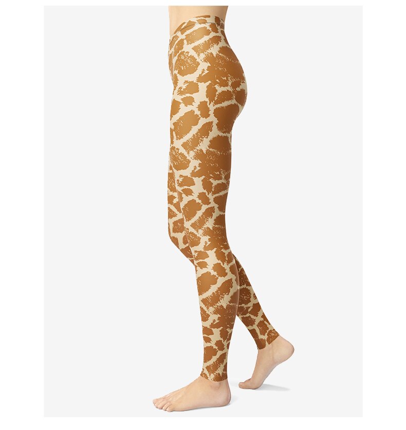 Giraffe Textured Push Up Leggings