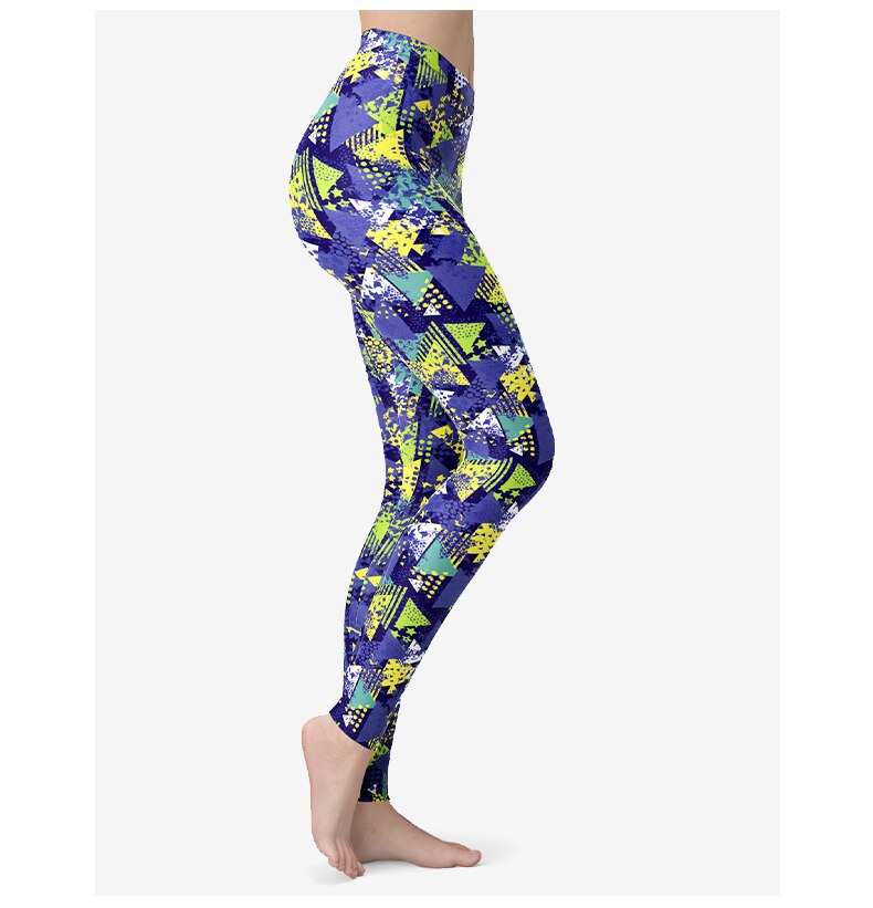 Abstract Artistic Painting Textured Leggings