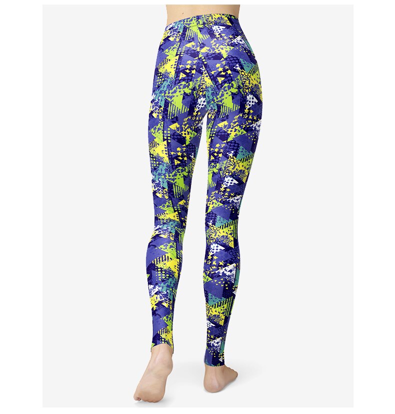 Abstract Artistic Painting Textured Leggings