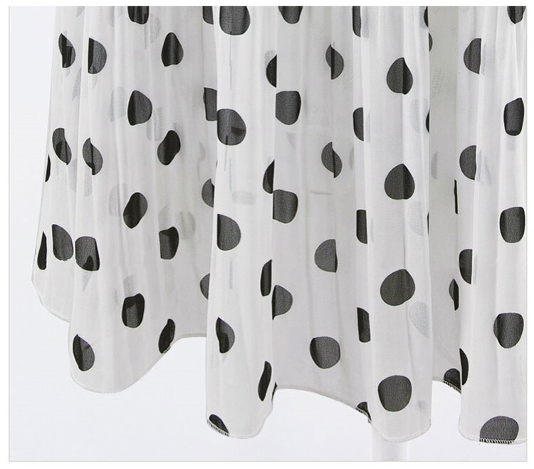 Women's Tulle Polka Dot Pleated Skirt