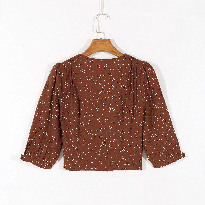 Women's Polka Dot Printed Shirt