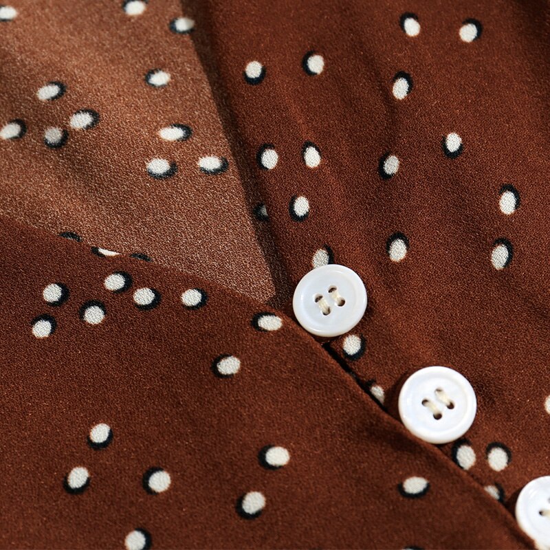 Women's Polka Dot Printed Shirt