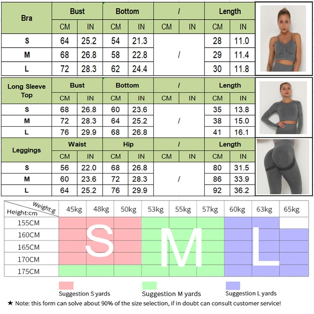 Yoga Seamless Clothing Set For Women
