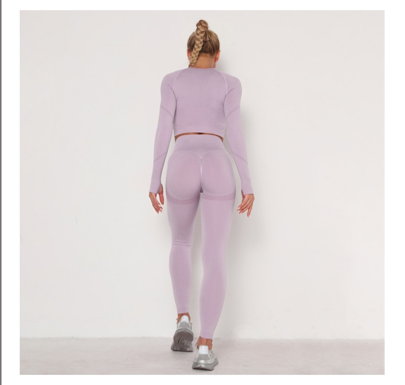 Yoga Seamless Clothing Set For Women