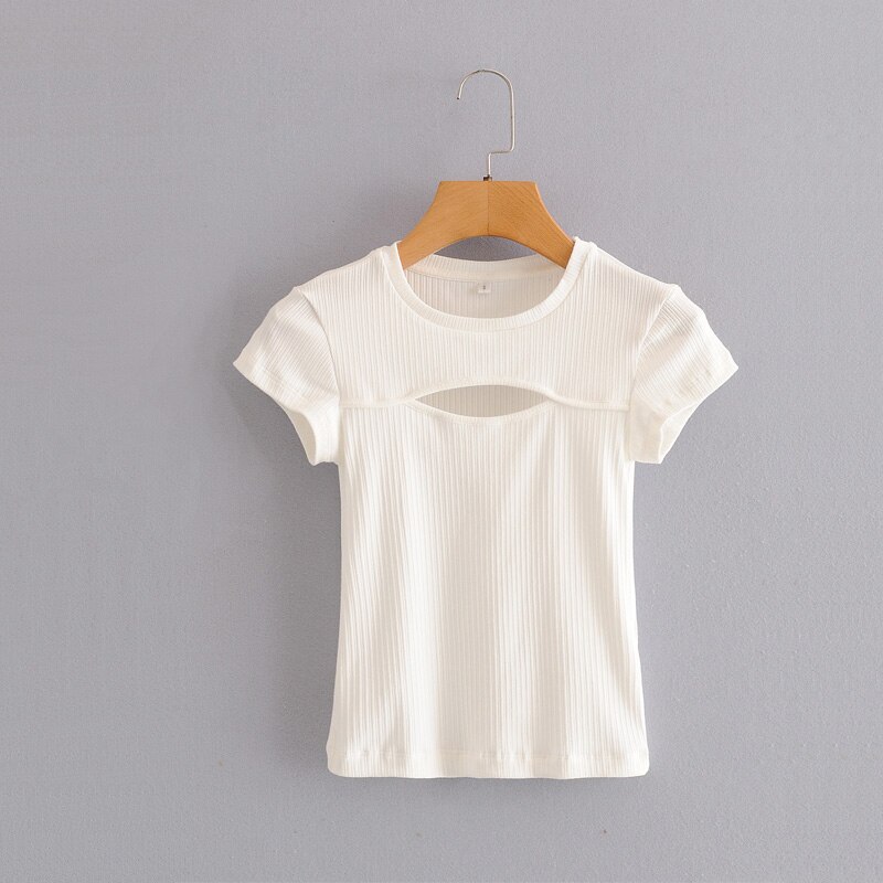 Women's T-Shirt Round Neck Short Sleeved T-Shirt