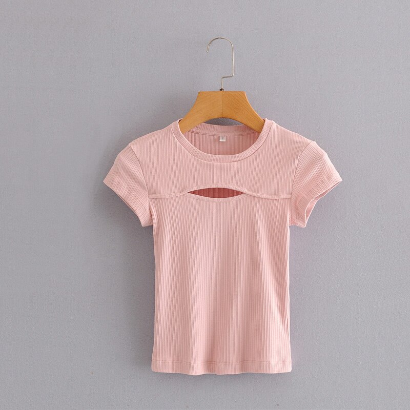Women's T-Shirt Round Neck Short Sleeved T-Shirt