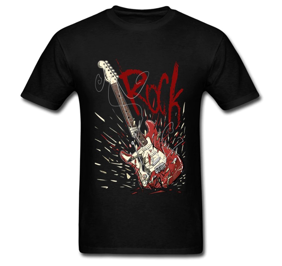 Men's Rock Guitar T-Shirt