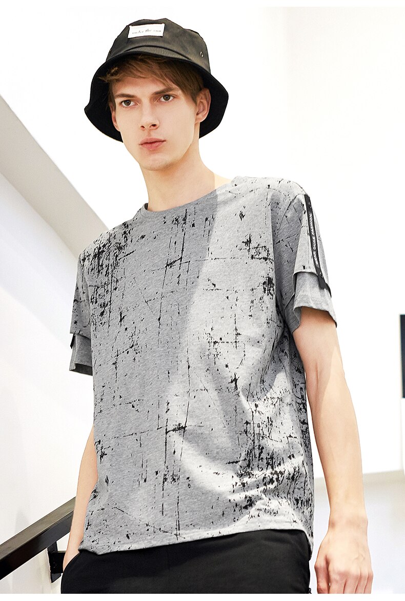 Men's Fashion Patterned T-Shirt