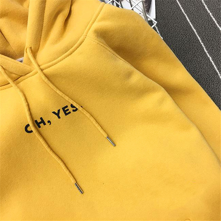 Women's Solid Color Autumn Hoodie