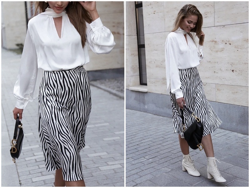 Office Tie-Neck Shirt for Women