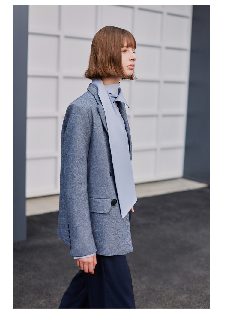 Women's Turtleneck Cotton Blouse