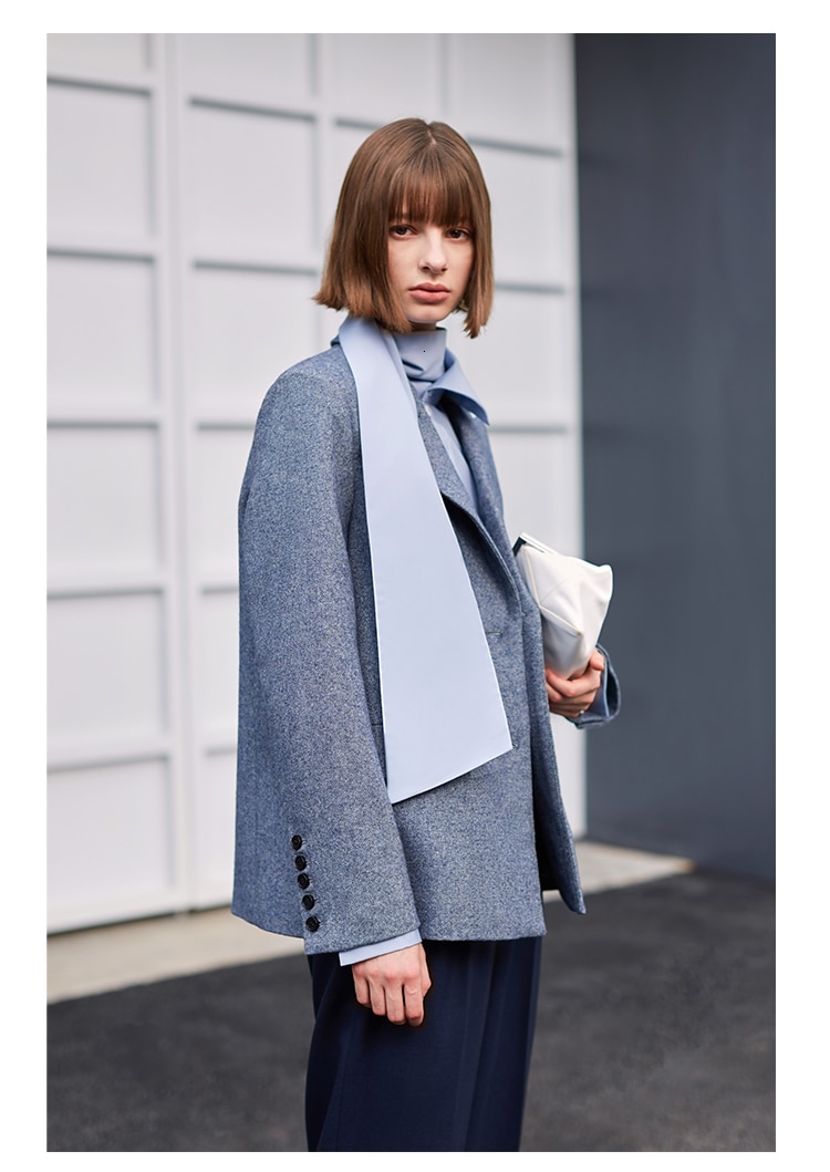 Women's Turtleneck Cotton Blouse