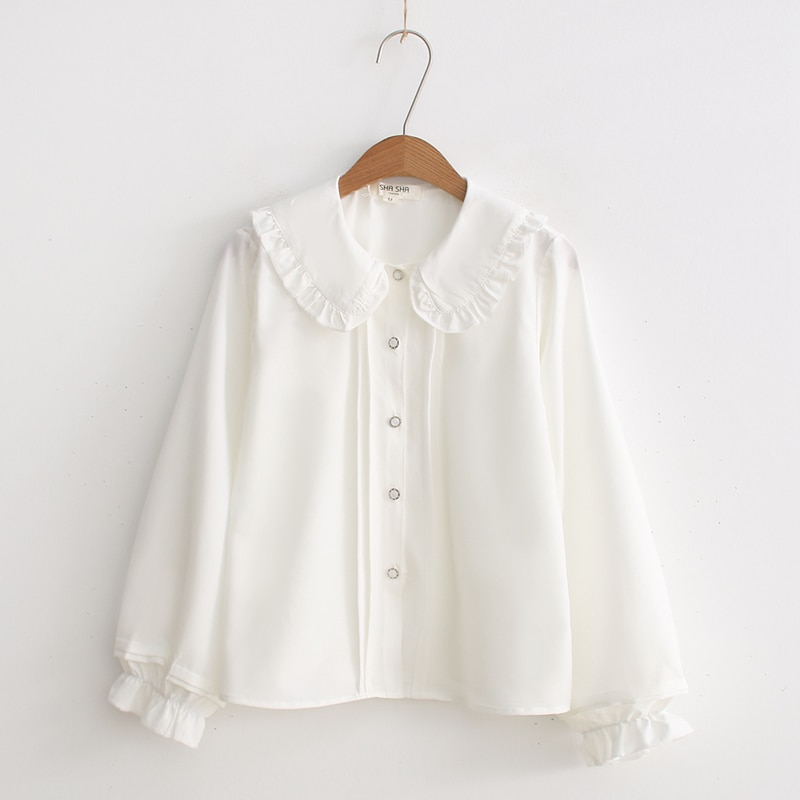 Lolita Women's Blouse with Lace Details
