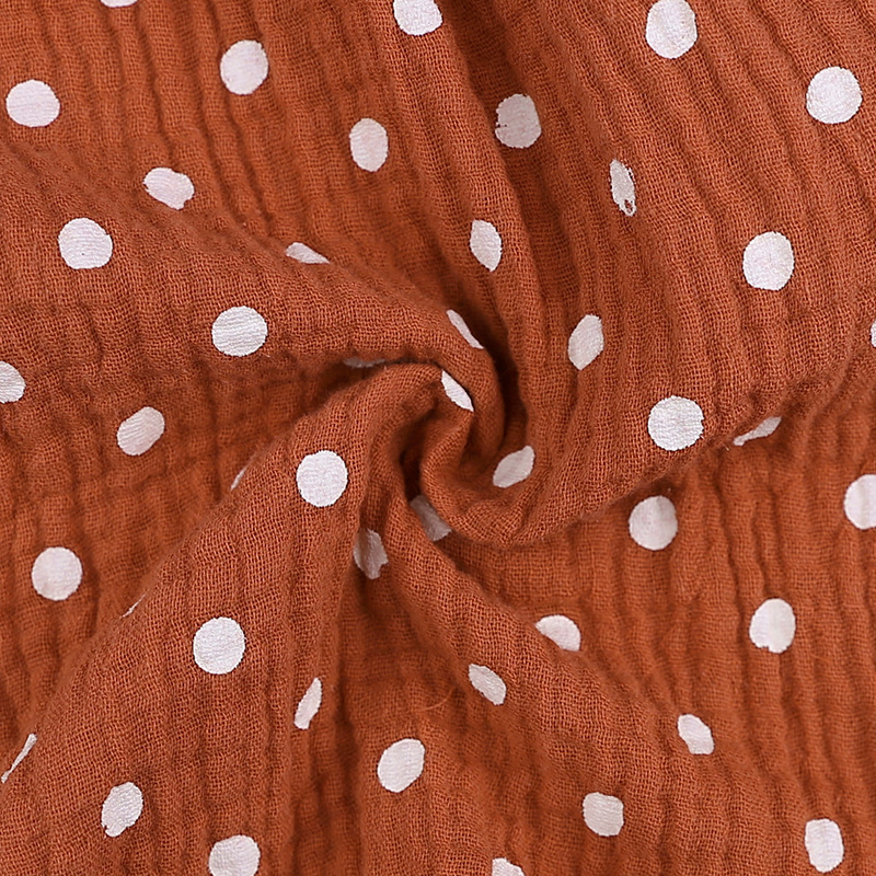 Ruffled Cotton Polka Dot Top