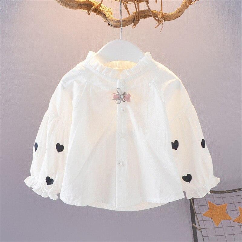 Girl's Hearts Printed Blouse