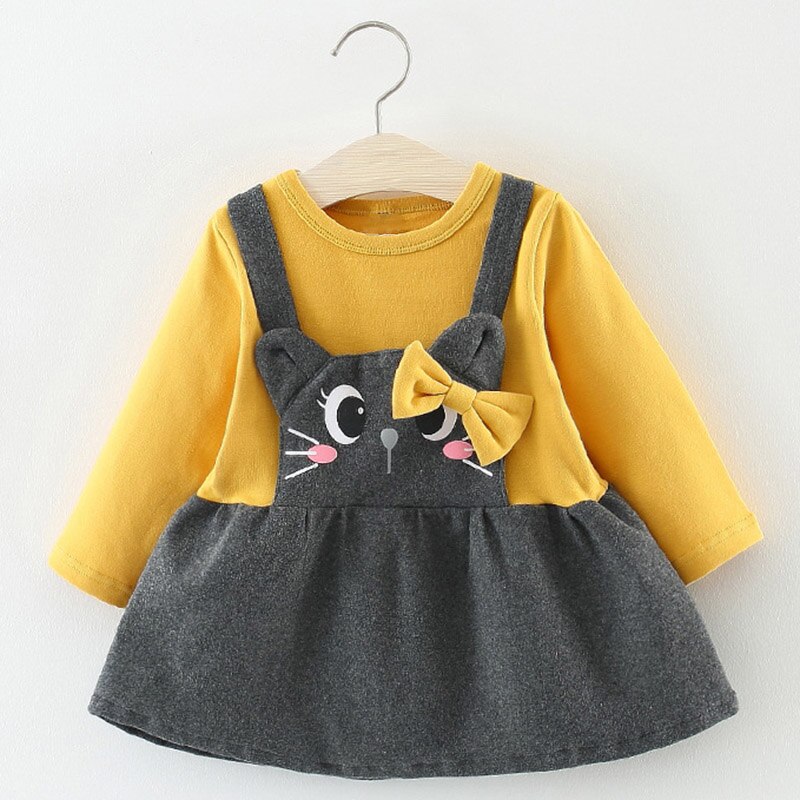 Baby Girl's Autumn Dress with Bag
