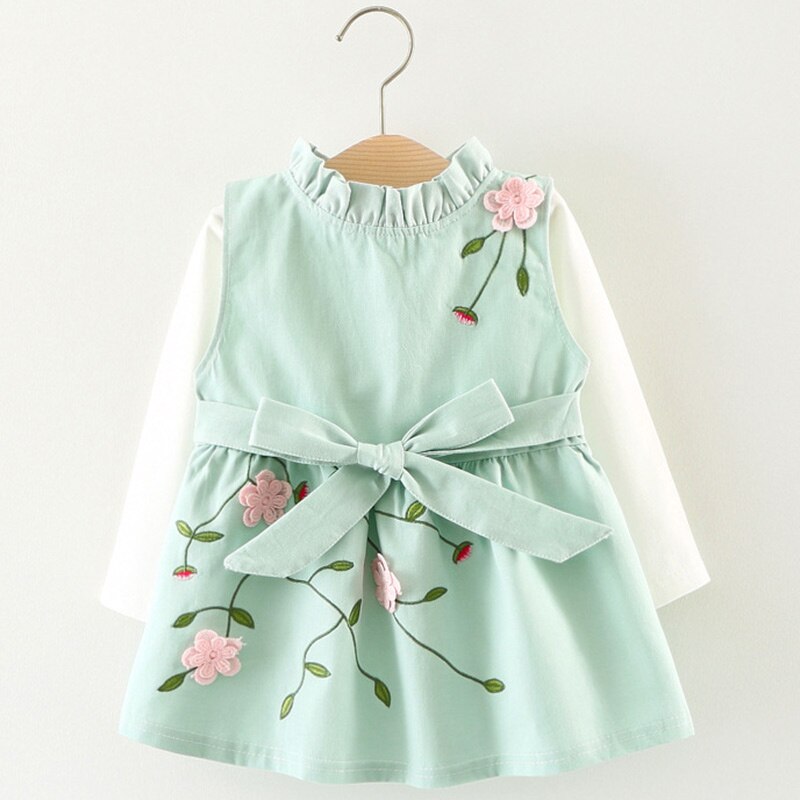 Baby Girl's Autumn Dress with Bag