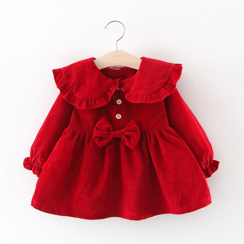 Baby Girl's Autumn Dress with Bag