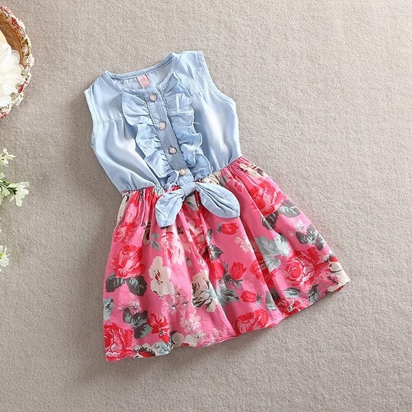 Girl's Colorful Summer Dress