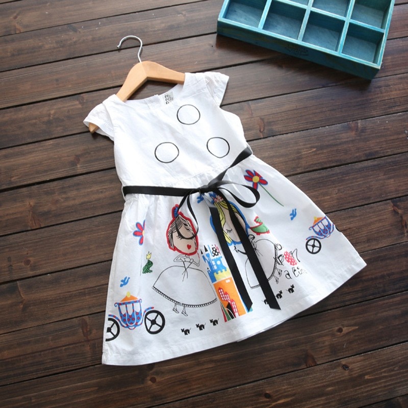 Girl's Colorful Summer Dress