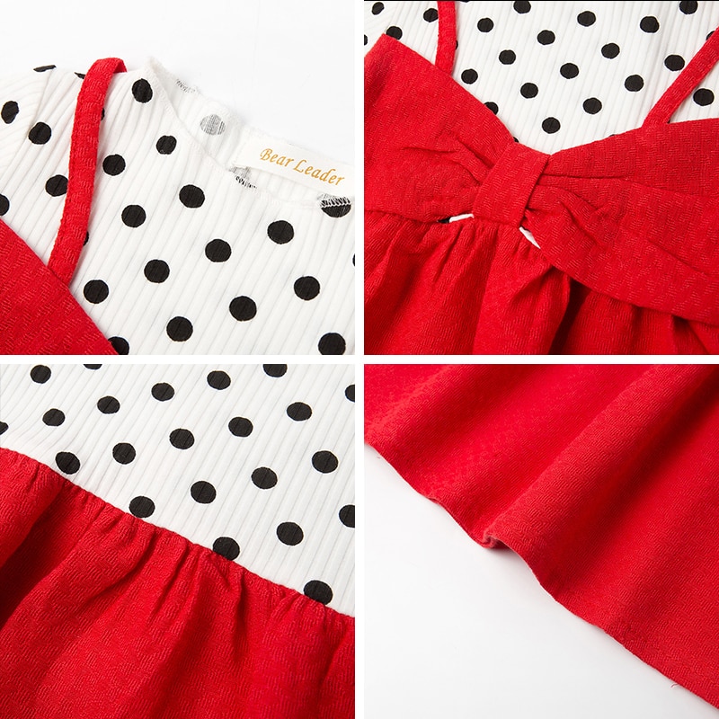 Girls' Casual Dress with O-Neck