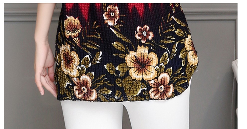 Women's Floral Print Casual Blouse