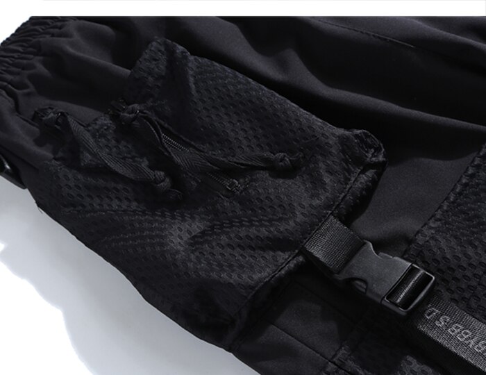 Harajuku Men's Joggers with Multiple Pockets