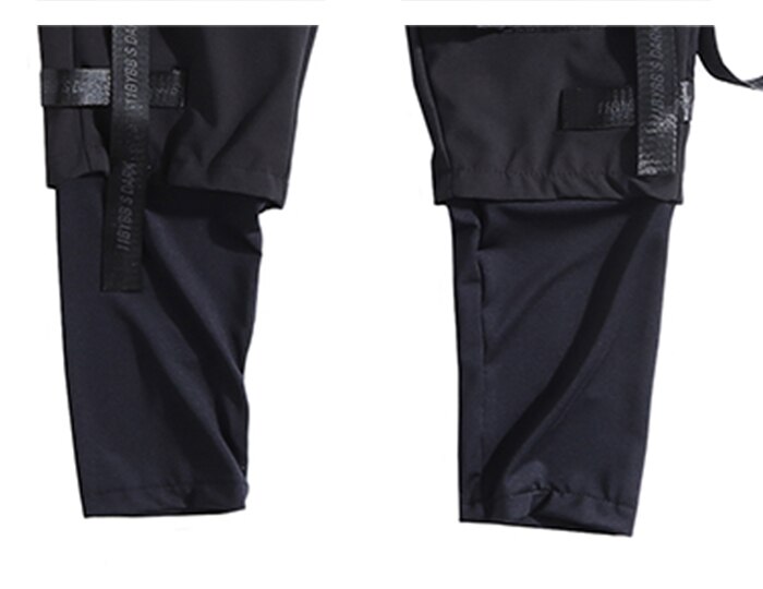 Harajuku Men's Joggers with Multiple Pockets