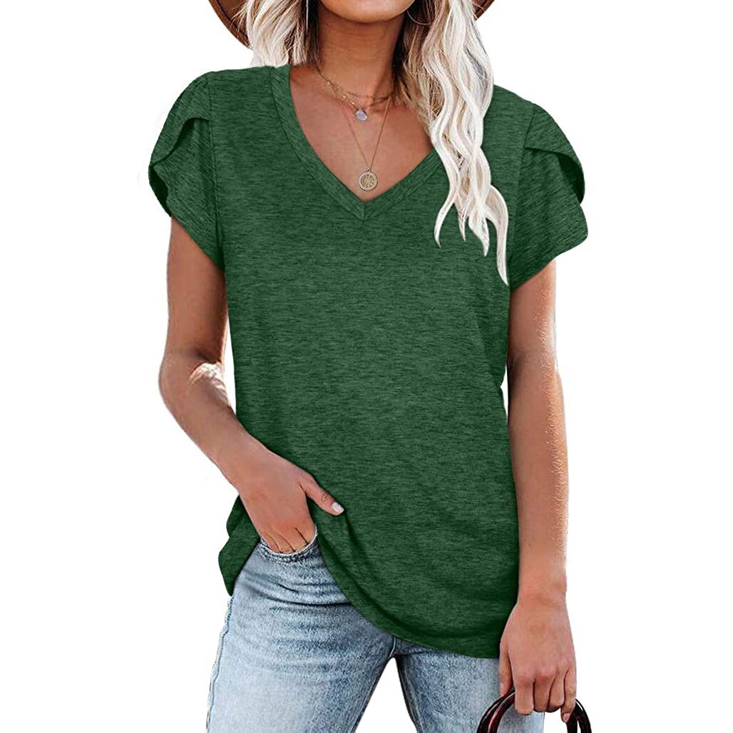 Women's Cotton V-Neck T-Shirt
