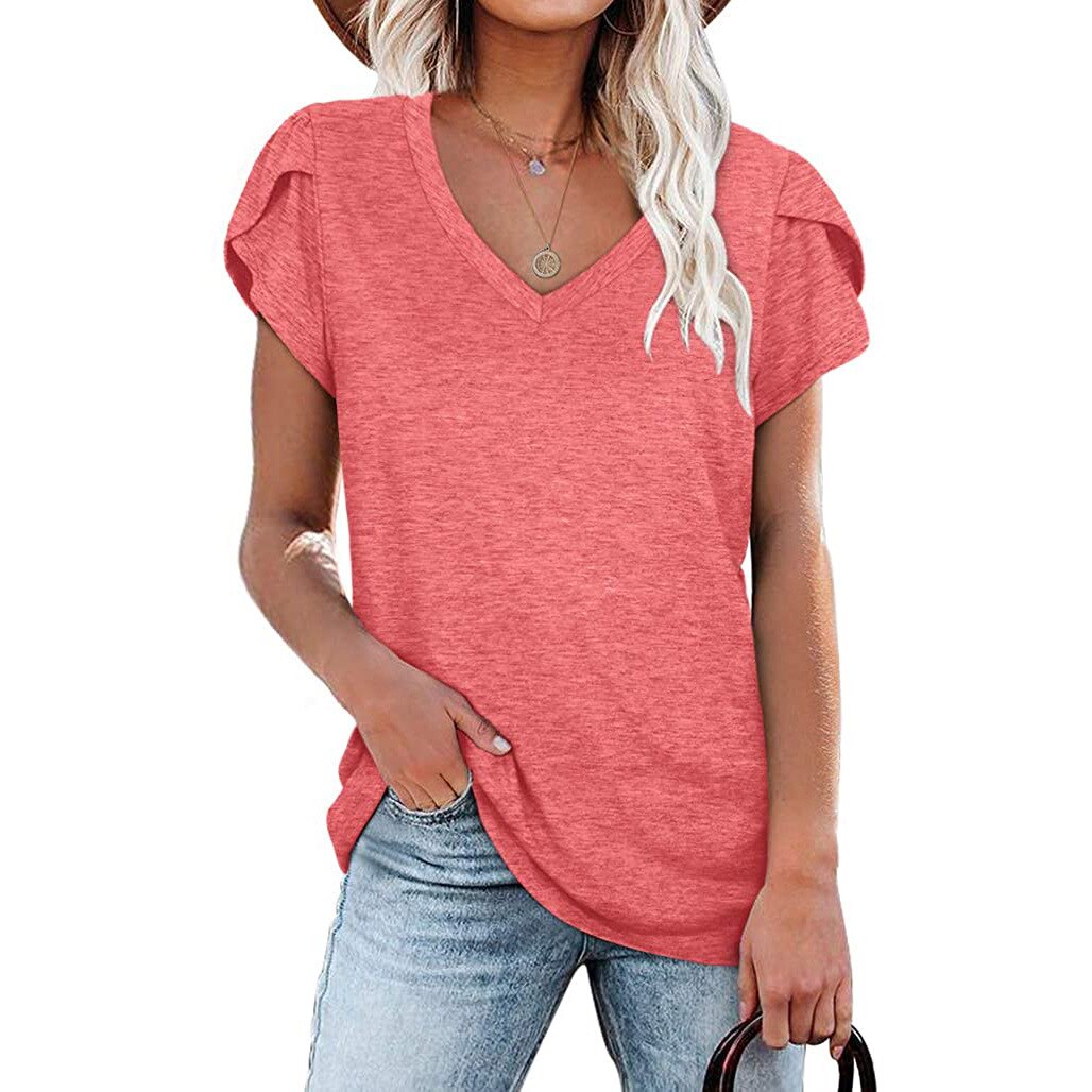 Women's Cotton V-Neck T-Shirt