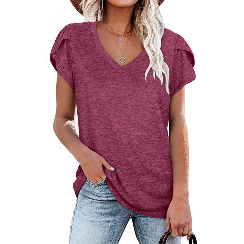 Women's Cotton V-Neck T-Shirt