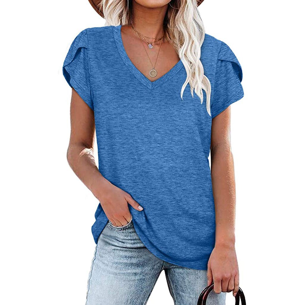 Women's Cotton V-Neck T-Shirt
