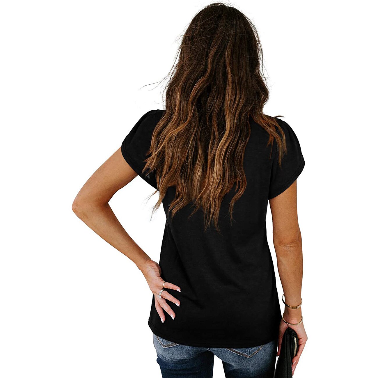 Women's Cotton V-Neck T-Shirt