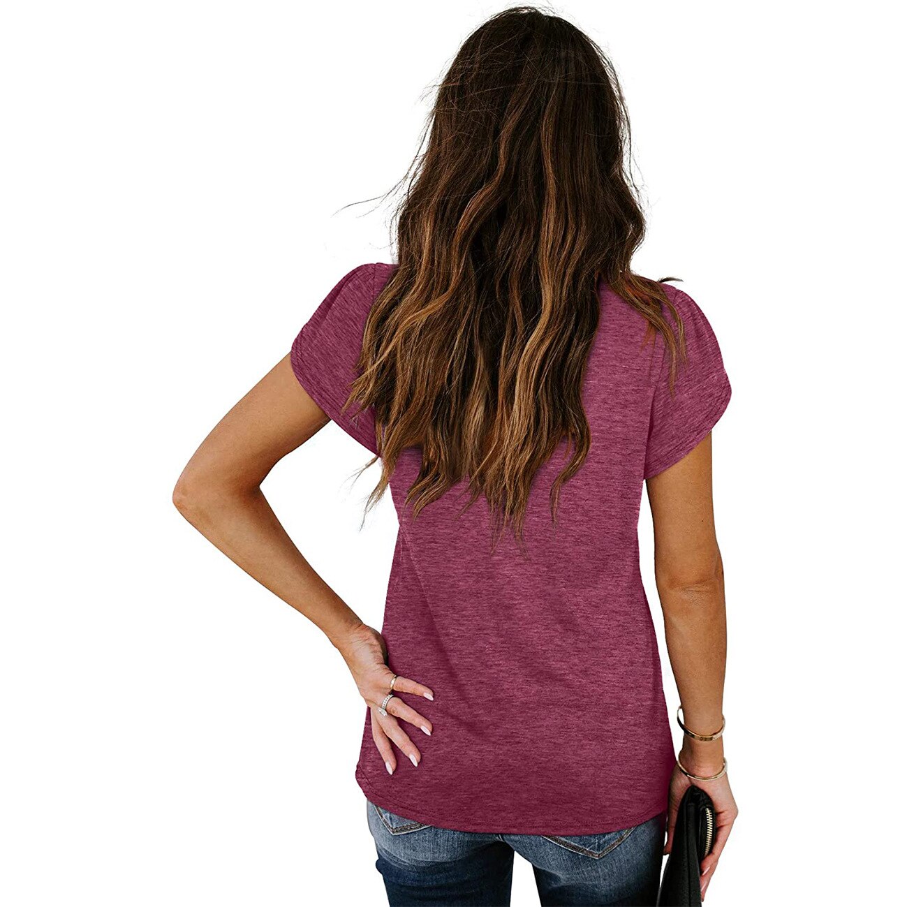Women's Cotton V-Neck T-Shirt