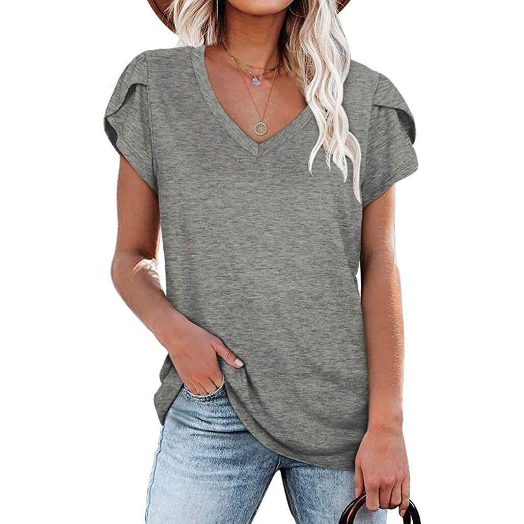 Women's Cotton V-Neck T-Shirt