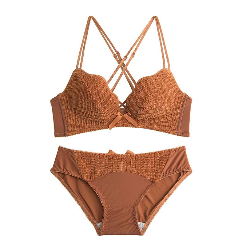 Cotton Women's Lingerie Set of Bra and Panty