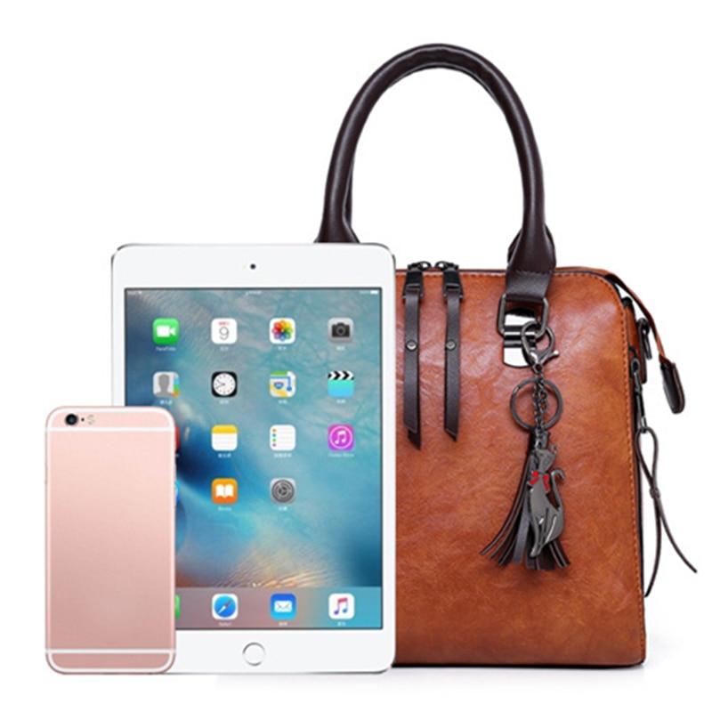 Women's Leather Shoulder Messenger Bag