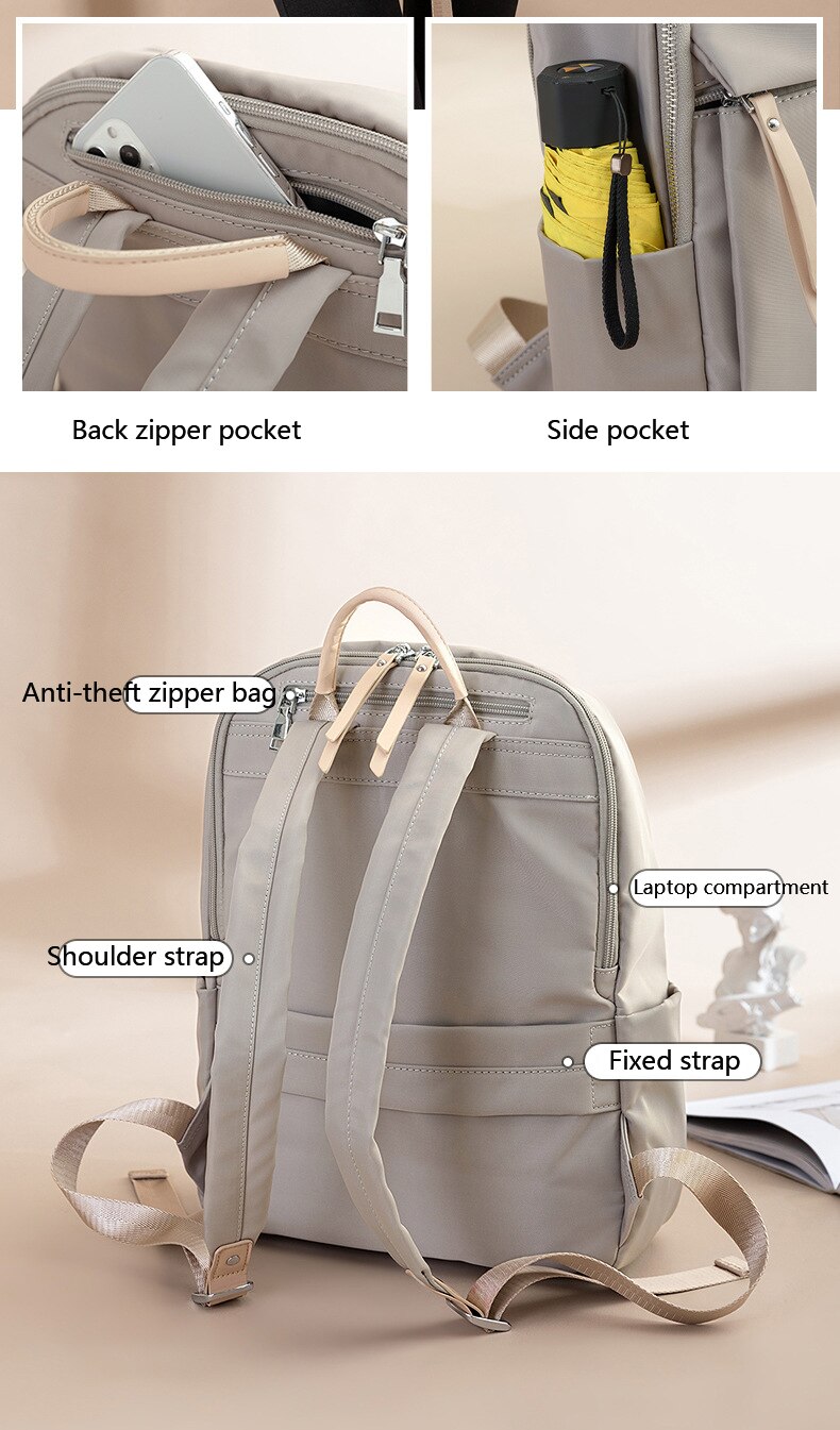 Women's Solid Backpack Women's Solid Backpack