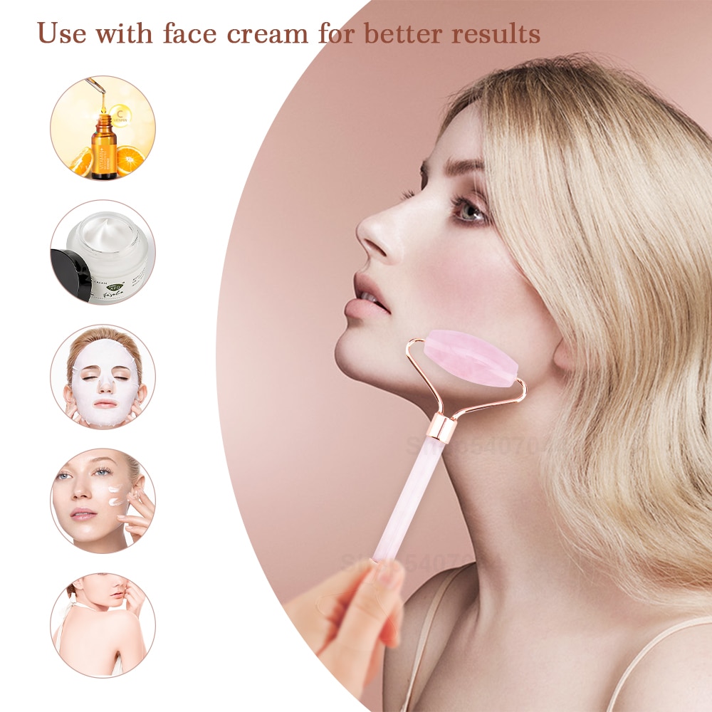 Lift Up Jade Stone Roller Massager for Face