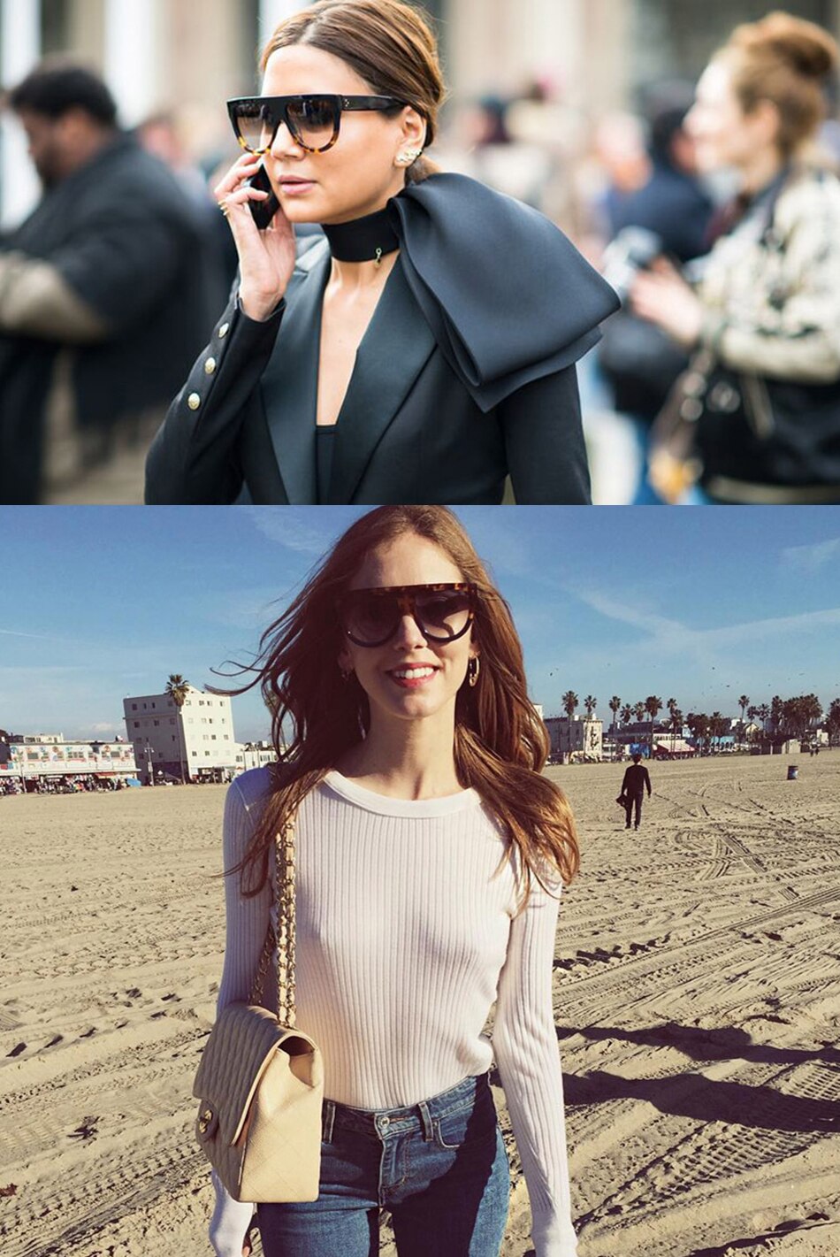 Women's Vintage Square Sunglasses