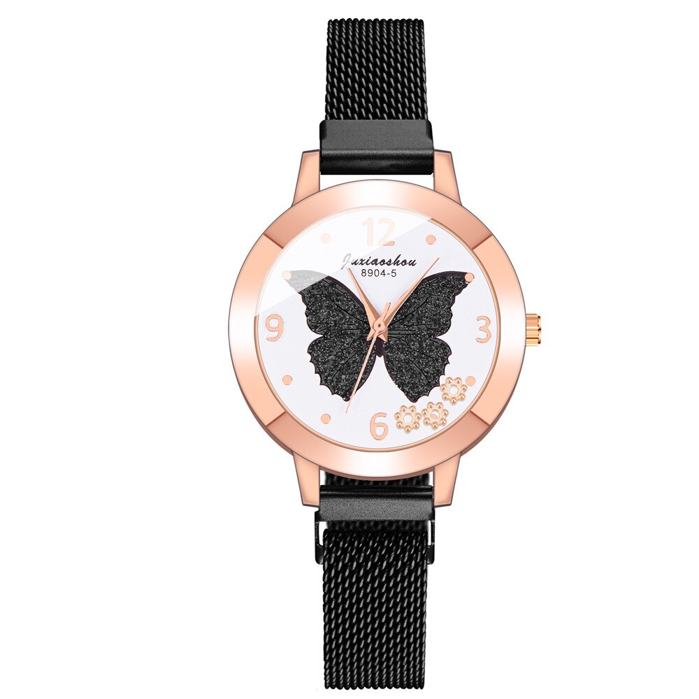 Women's Butterfly Style Magnetic Strap Quartz Watch