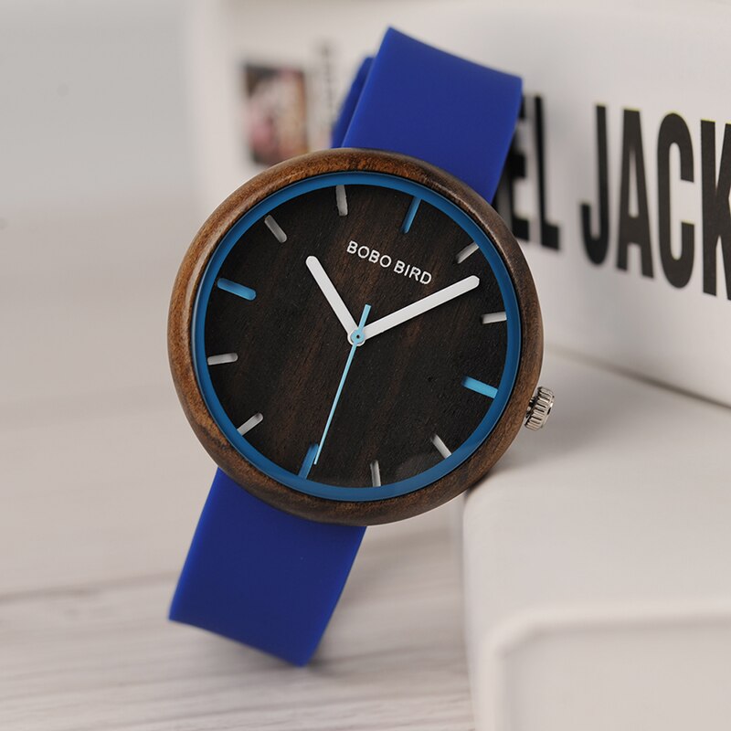 Women's Round Shaped Silicone Watch
